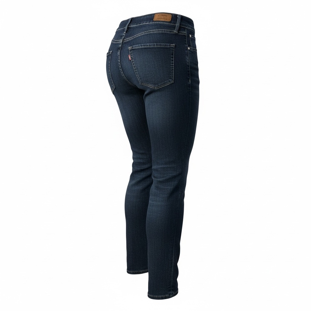 Signature by Levi Strauss Women’s Dark Wash Jeans | Size 6–8 Short | 28” Inseam - Picture 2 of 6